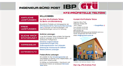 Desktop Screenshot of ing-buero-post.de